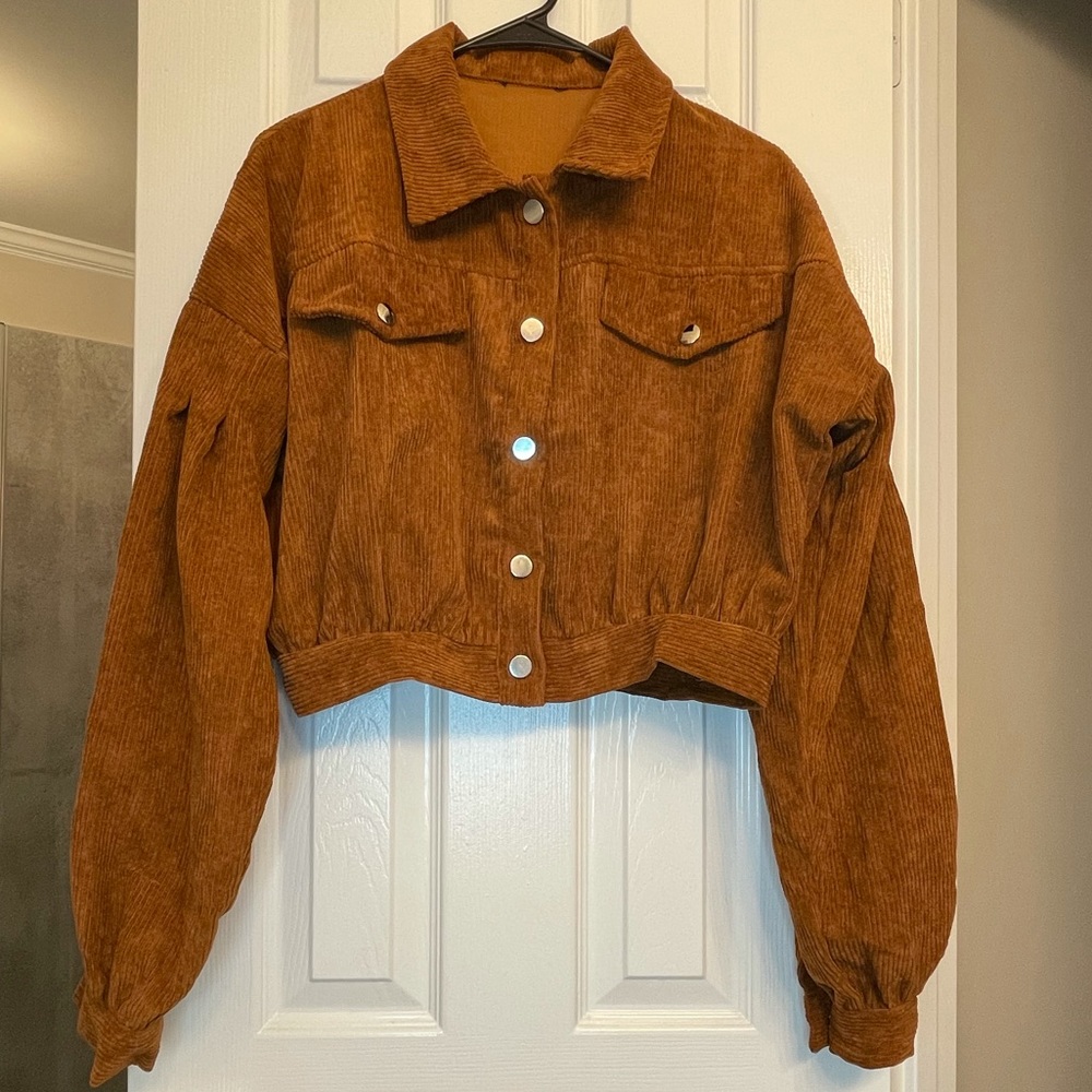 Corduroy Crop Jacket | Size S